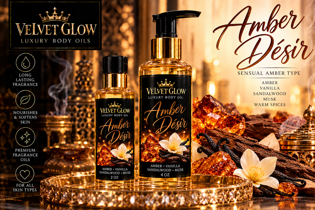 Amber Désir Velvet Glow Body Oil
