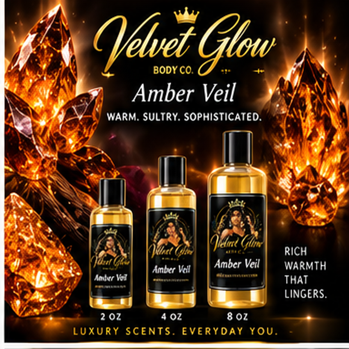 Velvet Glow Amber Veil Body Oil