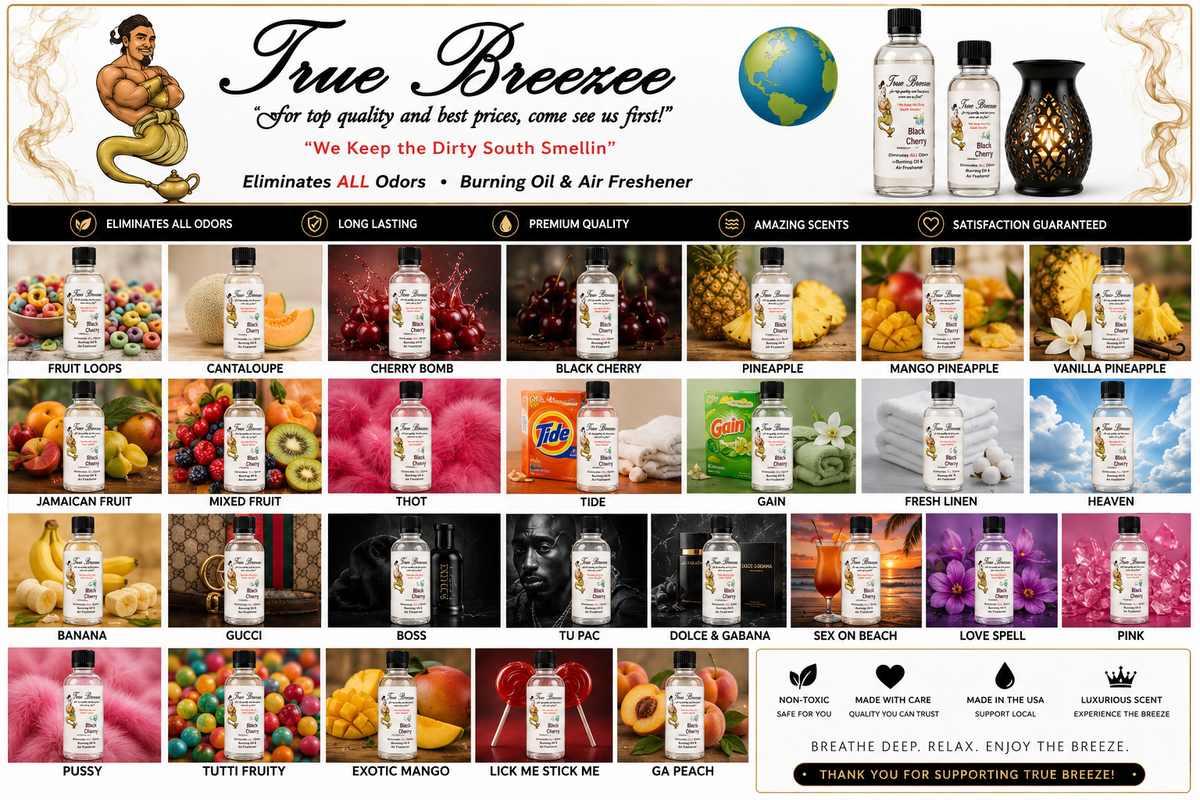 True Breeze 1 oz Burning Oil & Air Freshener