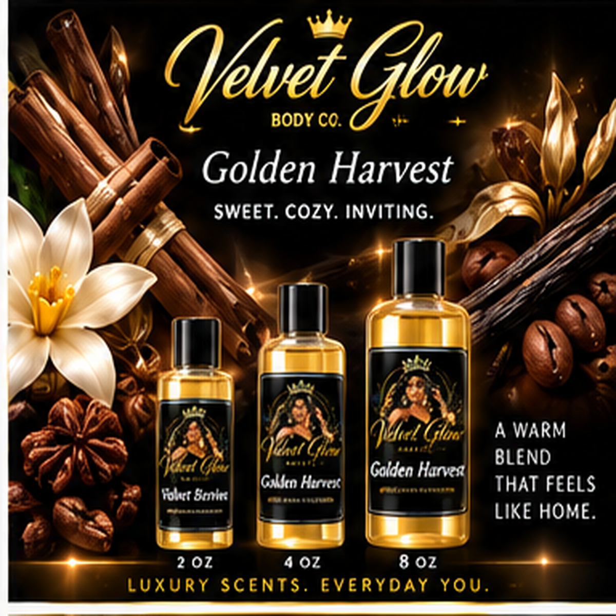 Velvet Glow Golden Harvest Body Oil