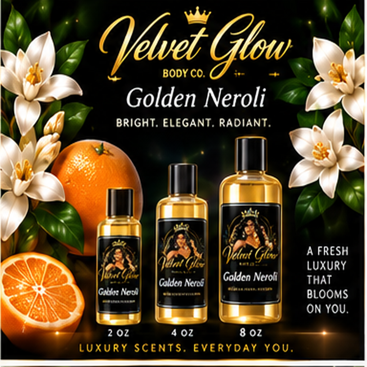 Velvet Glow Golden Neroli Body Oil