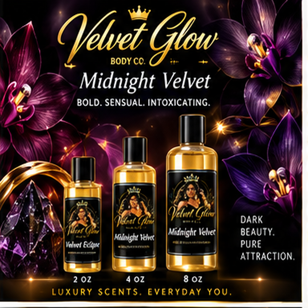 Velvet Glow Midnight Velvet Body Oil